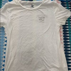 white juicy couture tee!